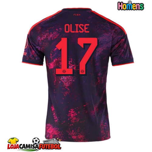 Camisa de Futebol Bayern Munich Michael Olise #17 Equipamento Alternativo 2026-27 Manga Curta